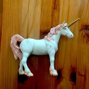 Papo UNICORN White & Pink Fantasy Horse Figure 2010